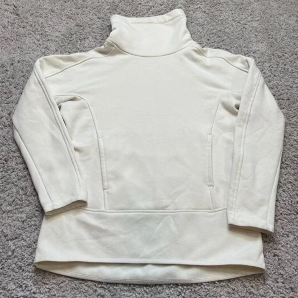 Mountain Hardwear Womens Ordessa White Fleece Pullover Small